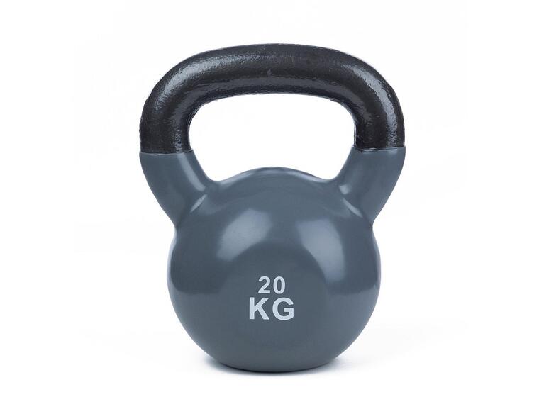 Kettlebell Vinyl 20 kg 1 stk | 20 kg | Grå 