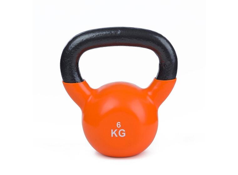 Kettlebell Vinyl 6 kg 1 stk | 6 kg | Oransje 