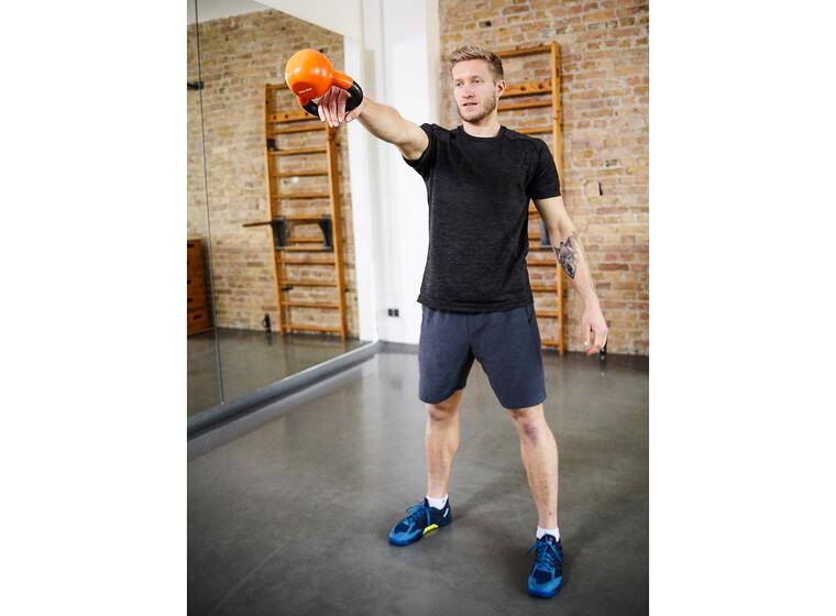 Kettlebell Vinyl 6 kg 1 stk | 6 kg | Oransje 