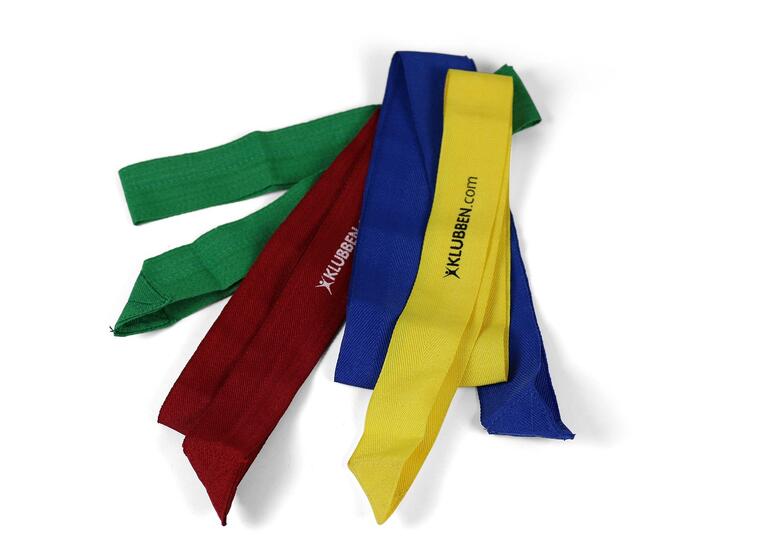 Lagbånd Senior | 20 stk 4 farger | 20 lagbånd | 60 cm 
