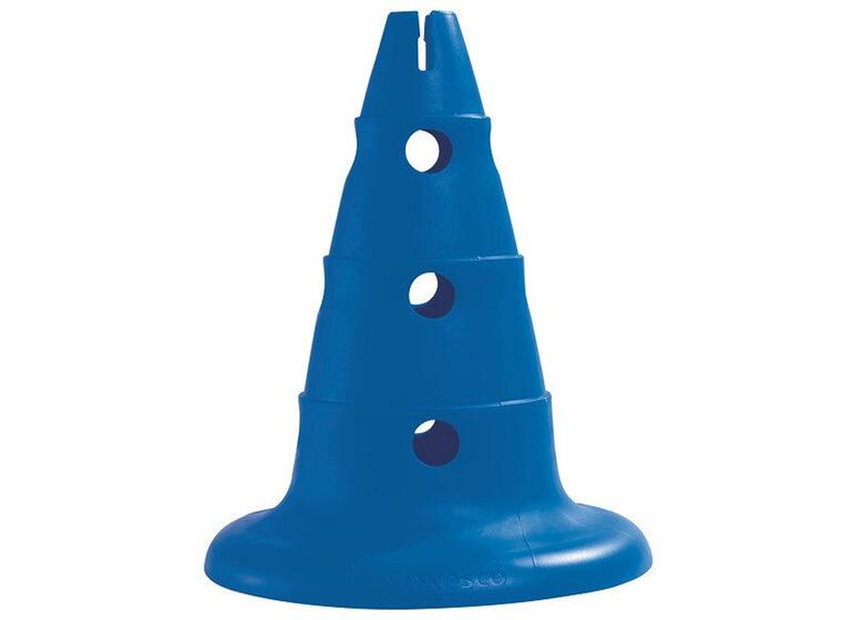 Markeringskjegle med hull 1 stk | 32 cm Blå 