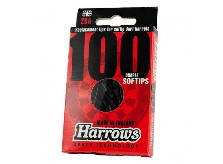 Pilspisser Soft Tips, Dimple (100) Utskiftbare tupper til softtip dart 