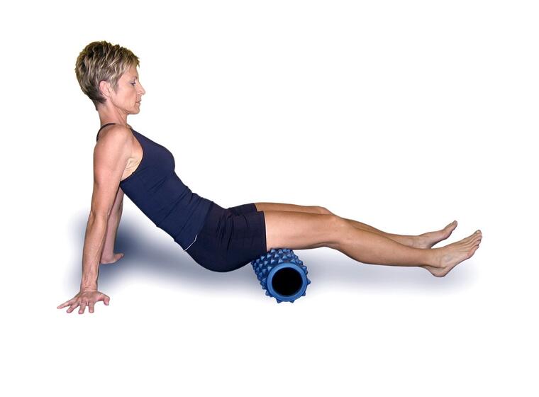 RumbleRoller Foam Roller Svart 15 x 77,5 cm | Ekstra fast 