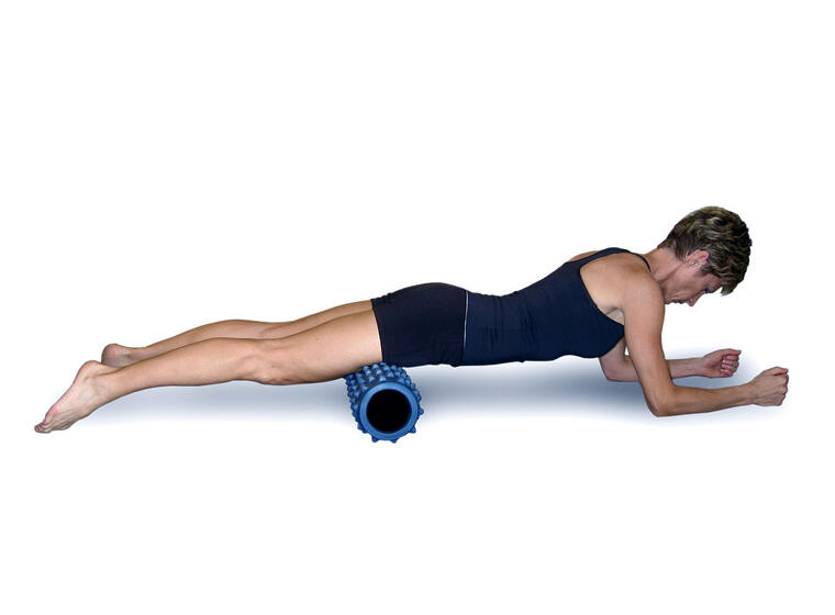 RumbleRoller Foam Roller Svart 15 x 77,5 cm | Ekstra fast 