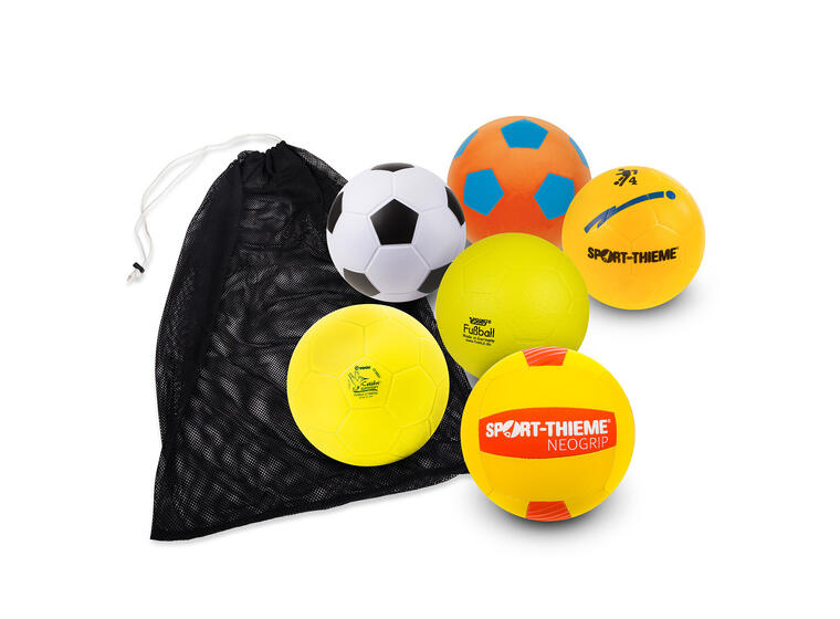 Softballer til fotball (6) 6 skumballer til lek inne og ute 
