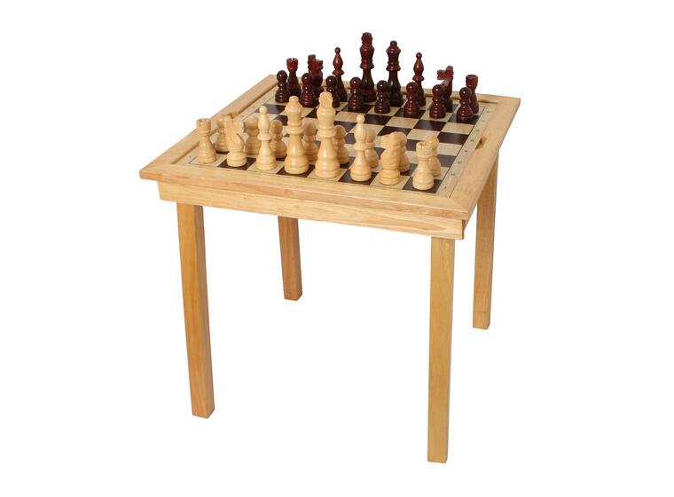 Spillebord | Sjakk, Dam og Ludo 3 spill på ett bord 