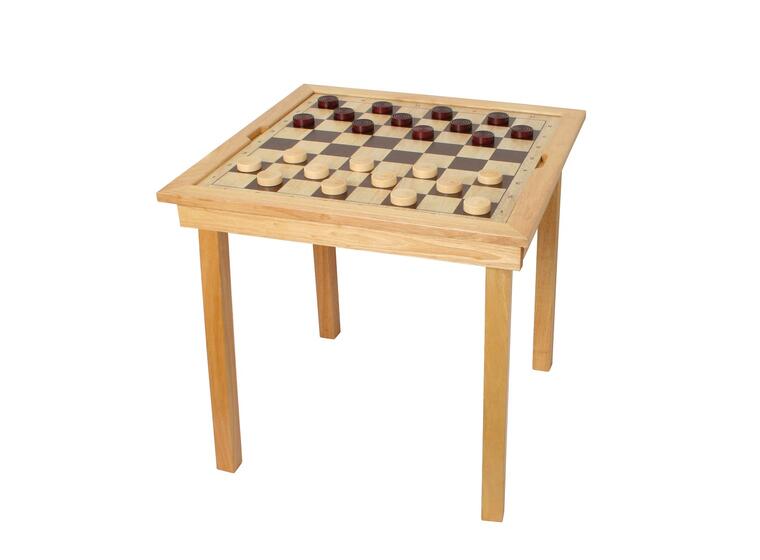 Spillebord | Sjakk, Dam og Ludo 3 spill på ett bord 