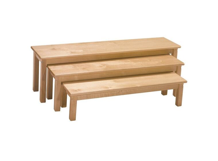 Trebenk mellomstor Sittebenk 28,5 x 105,5 x 30 cm 