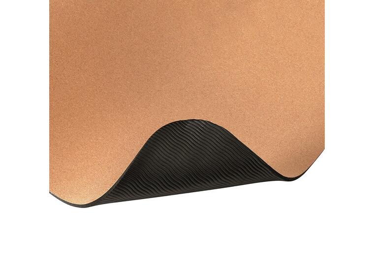 Yogamatte Kork med bærestropp 183 x 61 x 0,6 cm 