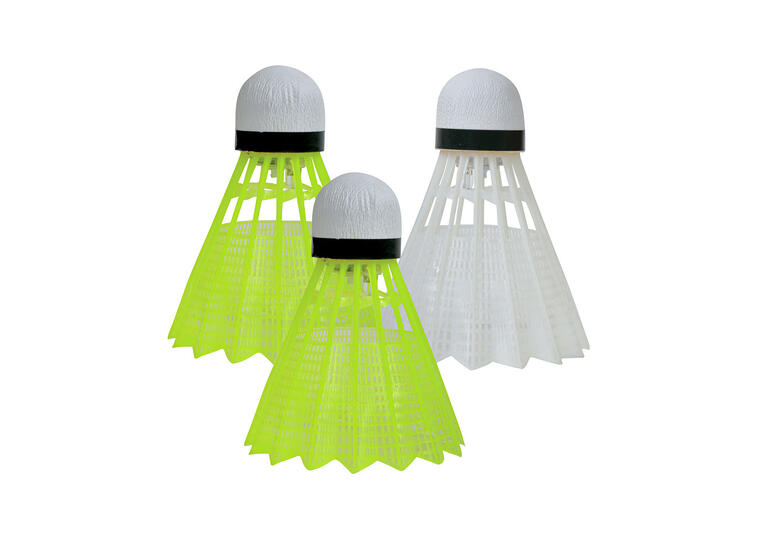 Badmintonballer Magic Night (3) Med LED batteri til spill i mørket 