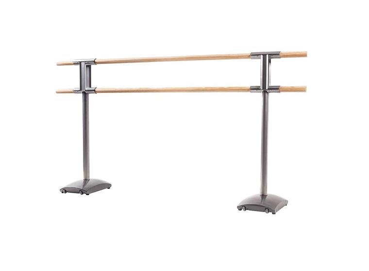 Frittstående Ballettbarre - Maurice 2 á 300 cm | rund profil | m/hjul 