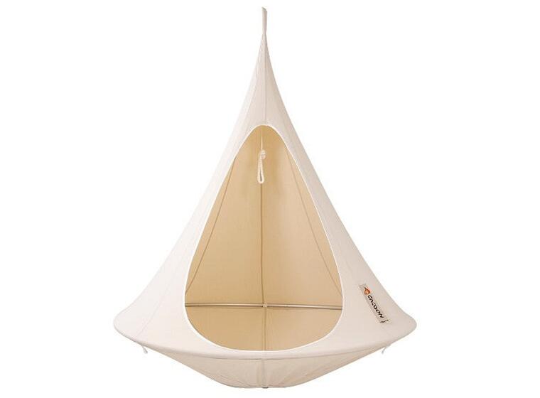 Hengehuske Cocoon - Hvit - 180cm Genial hengekøye og gyngestol for alle 