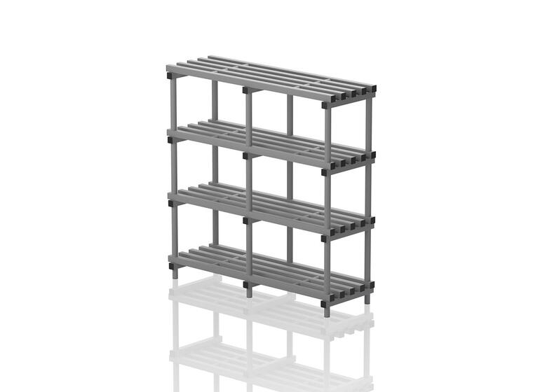 Hyllereol 150 cm | Grå 150 x 50 x 153 cm (B x D x H) 