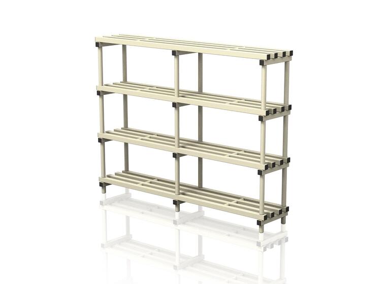 Hyllereol 200 cm | Beige 200 x 40 x 153 cm (B x D x H) 