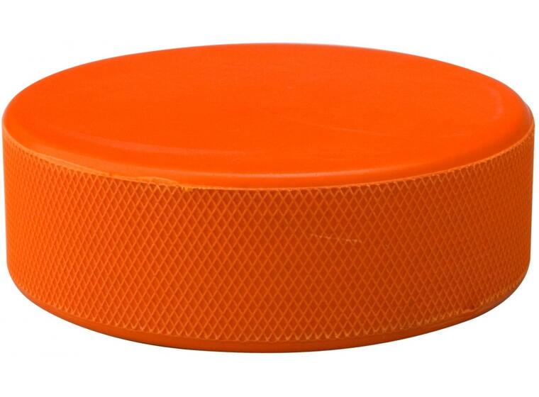 Ishockey Puck | Oransje Godt synlig på mørk is eller om kvelden! 