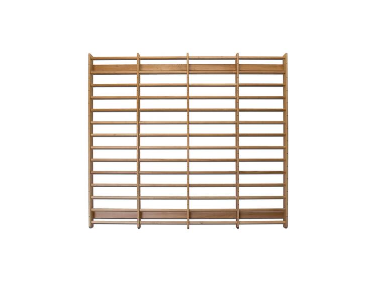 Klubben Premium Ribbevegg 265 x 300 cm 4 seksjoner | Avstand 15,5 cm | Bøk 