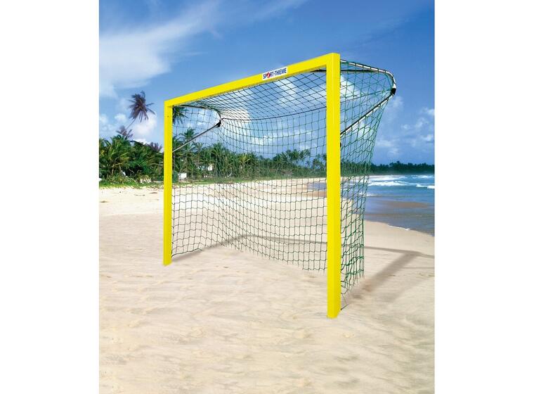 Mål Beachhåndball 3x2 m m/hylser (1 stk) Pulverlakkert gult 