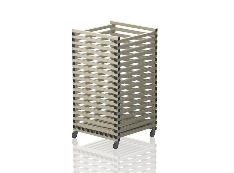 Oppbevaringsvogn til banetau | 25 meter 80 x 80 x 150 cm | Beige 