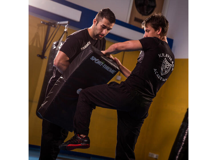 Punch Pad Curve 75x35x15 cm Kurvet slag/sparke-pute til kampsport 