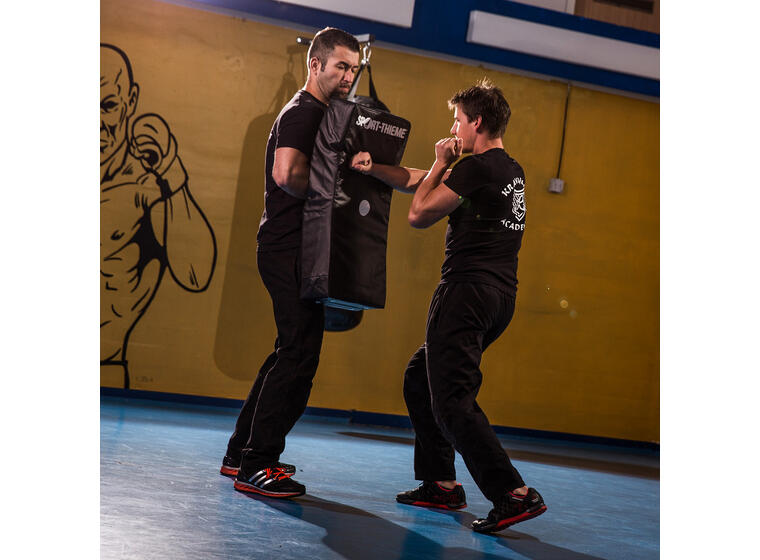 Punch Pad Curve 75x35x15 cm Kurvet slag/sparke-pute til kampsport 