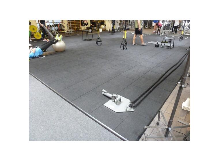 Quad gummi Gulvflis C1 Gulv | 100 x 100 x 2,5 cm 