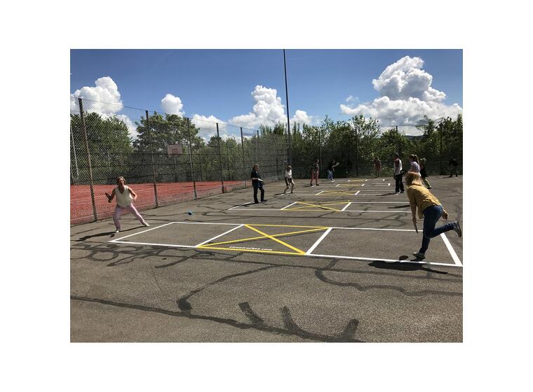 Street Racket Sport klassesett Aktiviserer 24 personer 