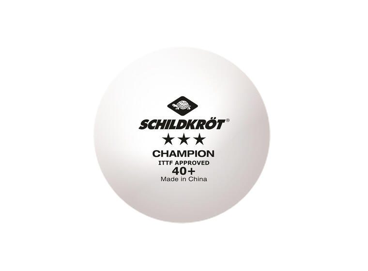 Bordtennisballer Schildkröt Champion 3 stk | ITTF | Konkurranse 
