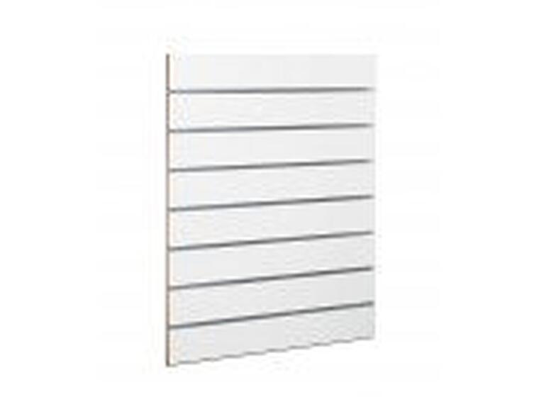 Hvit sporpanel, 15cm mellom skinnene 120x120cm 