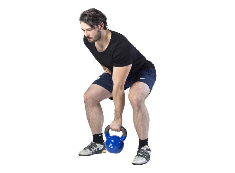 Kettlebell Vinyl 16 kg 1 stk | 16 kg | Blå 