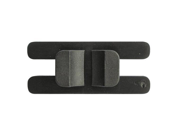 Nettkrok plast Svart (10 stk) 26x10x4 mm - Svart 