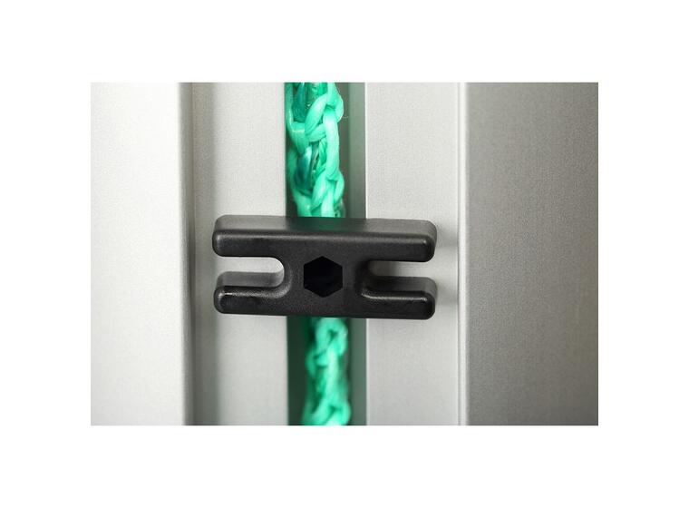 Nettkrok plast | 10 stk 26x10x4 mm | Svart 