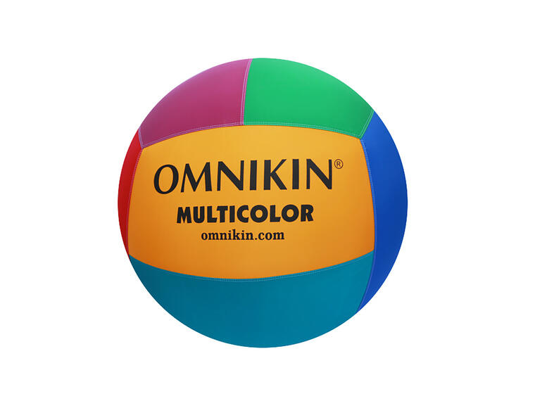 Omnikin® Multicolor ball 84 cm Superlett ball med sterkt trekk 