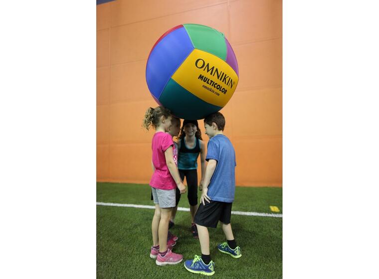 Omnikin® Multicolor ball 84 cm Superlett ball med sterkt trekk 