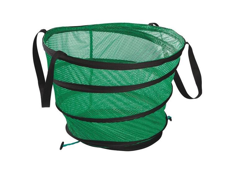 Oppbevaringskurv sammenleggbar | Grønn 50 liters oppbevaringskurv i stoff 