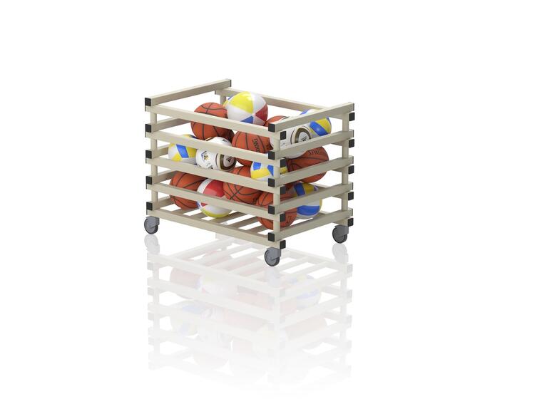 Oppbevaringsvogn uten lokk Beige | 104 x 69 x 84 cm 