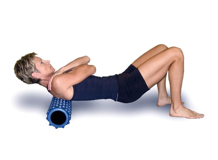 RumbleRoller Foam Roller Blå 12,5 x 56 cm 