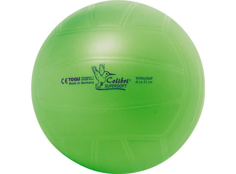 Softball Togu Colibri Supersoft 21 cm Grønn luftfylt og myk volleyball 
