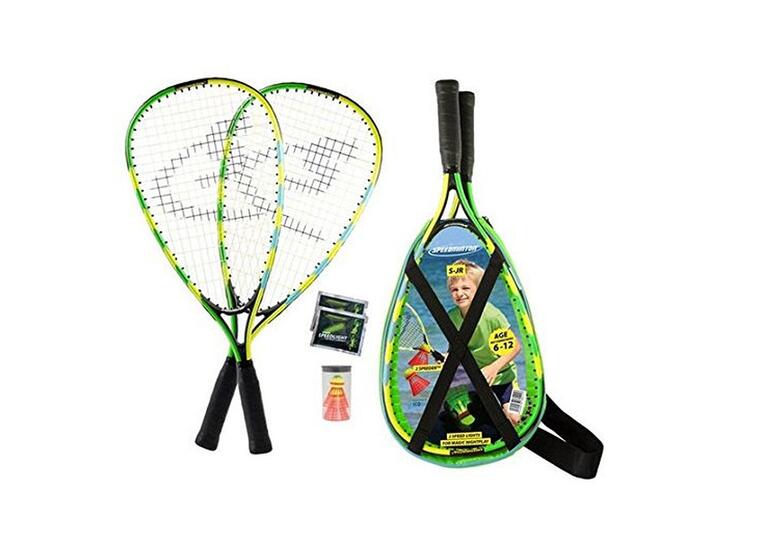 Speedminton Sett Junior S-JR 2 racketer, 2 baller, 2 lys 