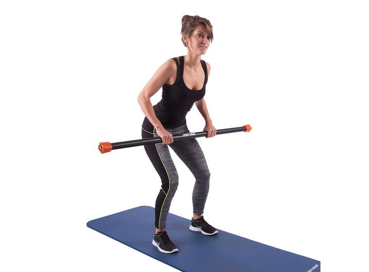 Vektstav | Steel Weighted Bar | 8 kg Oransje | Vektstang 