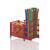 Multi utstyrsvogn med 2 rom Rød | 144 x 69 x 111 cm (L x B x H) 