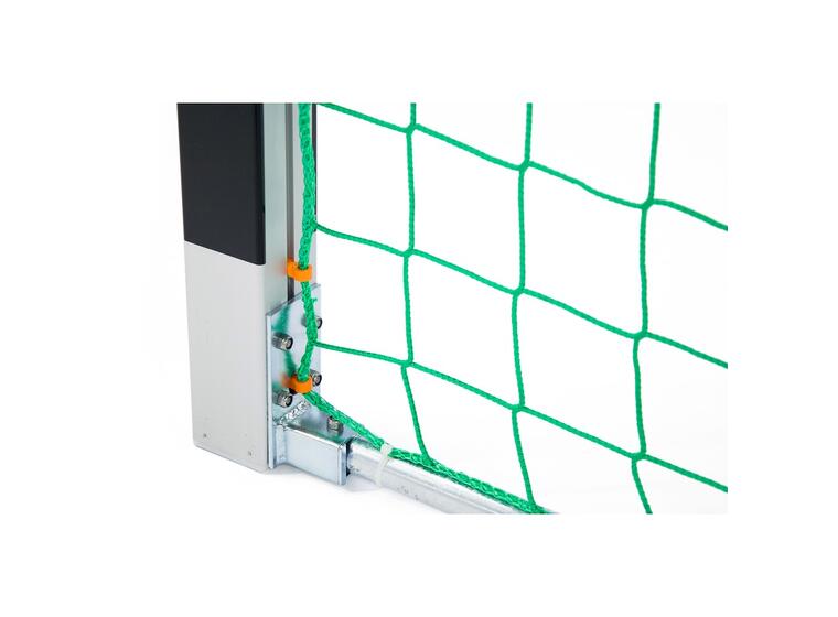 Håndballmål 300x160cm svart/sølv 1 stk | foldbare nettbøyler m/nett 
