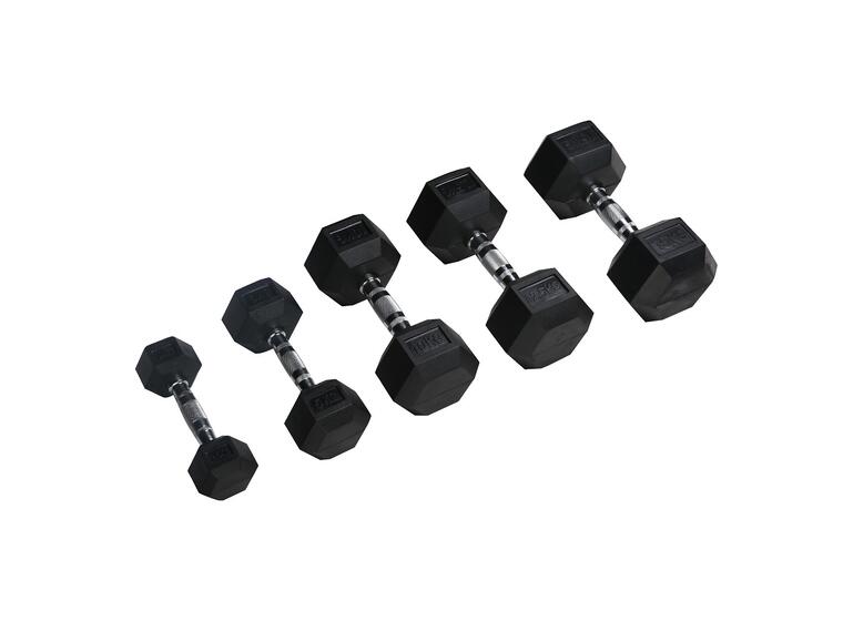 Manual Sport-Thieme Rubber Hex 4 kg 1 stk. dumbbell 