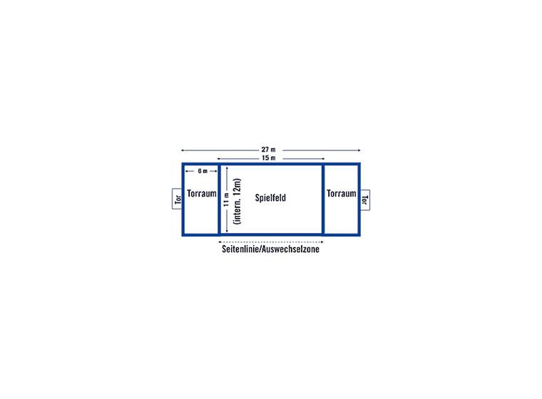 Sport-Thieme Banemarkering Beachhåndball 27x12 - 25mm | Trening og fritid 