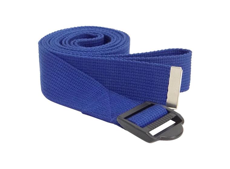 Yoga Strap 1,82 m | Blå Yogabelte i bomull 