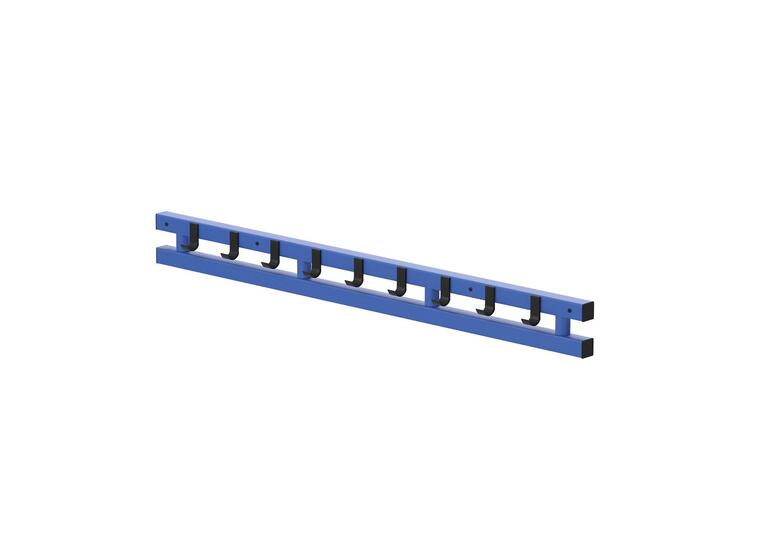 Knaggrekke | 6 knagger Blå | 100 cm 