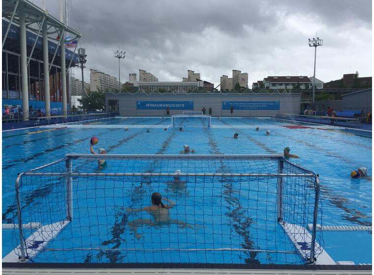 Vannpolomål World Aquatics Sammenleggbart mål til vannpolo 
