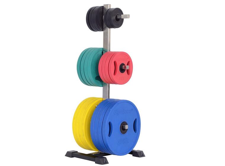 Gymleco Rack til vektskiver Skivetre til oppbevaring av bumper plate 