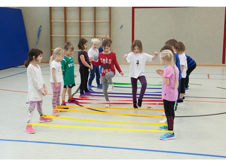 Hoppebånd | Samarbeidsleker 6 par bånd i 6 ulike farger 