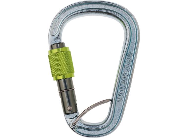 Karabiner Edelrid HMS Bruce Steel Screw Skrulås 