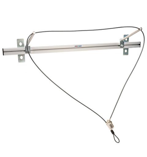 Oppbevaring til 20 matter - l&#229;sbart 90 cm | Til treningsmatter med hull